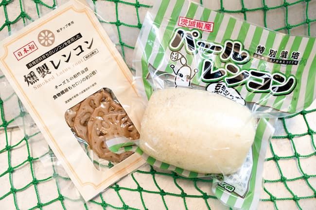 山口farm 「真空パック パールレンコン」「燻製レンコン」
